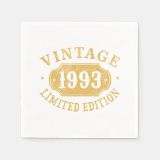 Geburtstagsgeschenk Best Limited für die 1993er Serviette