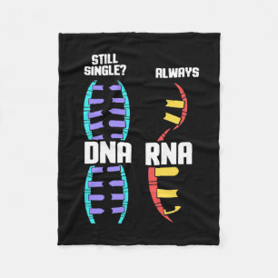 Geburtstagsgeschenk   Biologin DNA und RNA Fleecedecke