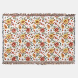 Geburtstagsgeschenk Blumenflora mit Sonnenblumen Decke