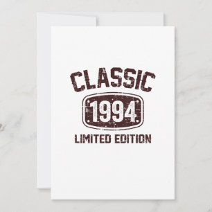 Geburtstagsgeschenk Classic für die 1994er Limited Einladung
