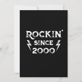 Geburtstagsgeschenk Classic Rock für die 2000er Ja Einladung