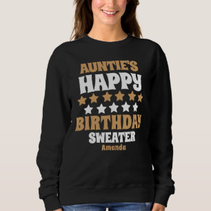 Geburtstagsgeschenk der personalisierten Tante Sweatshirt