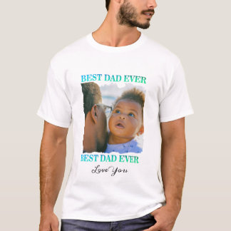 Geburtstagsgeschenk des Vaters, mehrfache Collage T-Shirt