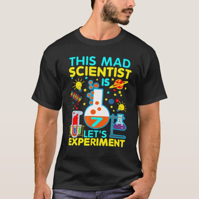 Geburtstagsgeschenk dieser verrückte Wissenschaftl T-Shirt (Vorderseite)