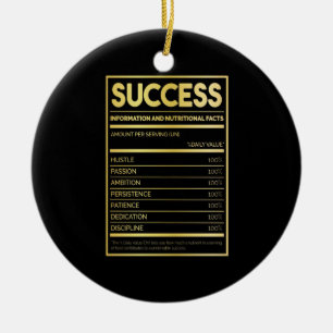 Geburtstagsgeschenk Erfolg Ernährung Fakten Keramik Ornament