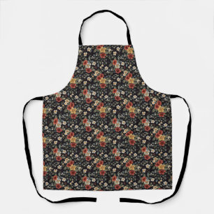 Geburtstagsgeschenk   Farbige Blumen Schürze