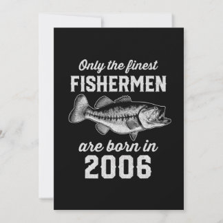 Geburtstagsgeschenk Fischerei 2006 Einladung