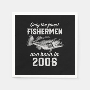 Geburtstagsgeschenk Fischerei 2006 Serviette