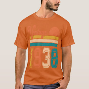 Geburtstagsgeschenk Freunde Vintage 1938 T-Shirt