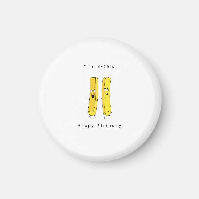 Geburtstagsgeschenk, Freundschaftsgeschenk. Alles  Magnet (Vorne)