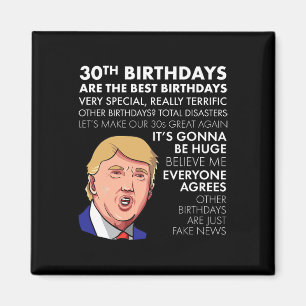 Geburtstagsgeschenk Funny Trump Zitat Shirt für Mä Magnet