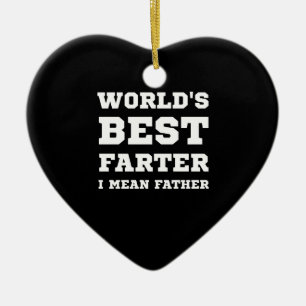 Geburtstagsgeschenk für die besten Farter-Väter de Keramik Ornament