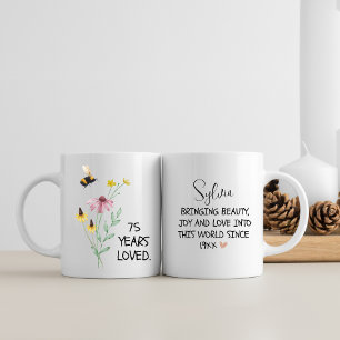 Geburtstagsgeschenk für die Wildblume der Frau Kaffeetasse