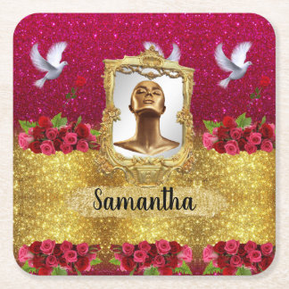 Geburtstagsgeschenk für Ehefrau, Freund, Schwester Rechteckiger Pappuntersetzer