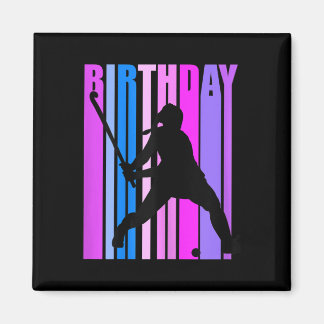 Geburtstagsgeschenk für Frauen Feldhockey-Spieleri Magnet