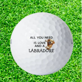 Geburtstagsgeschenk für LABRADOR-FREUND Golfball