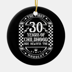 Geburtstagsgeschenk für Männer 30. Geburtstag Vint Keramik Ornament