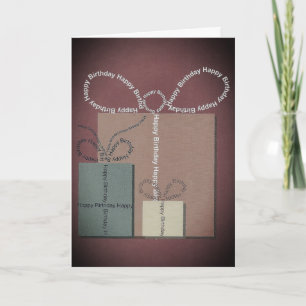 Geburtstagsgeschenk für Männer oder Frauen Karte