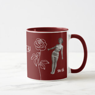 Geburtstagsgeschenk für Rotweinliebhaber 50 fabelh Tasse