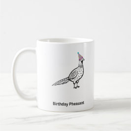 Geburtstagsgeschenk, Geburtstagsfasan, Vogel Kaffeetasse