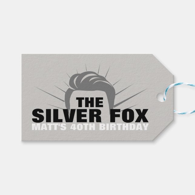 Geburtstagsgeschenk Geschenkanhänger (Vorderseite (Horizontal))