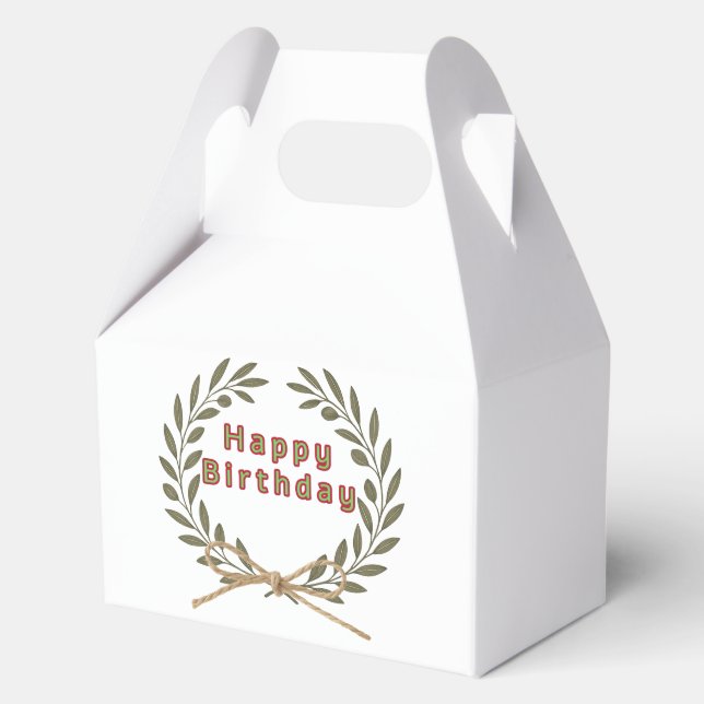 Geburtstagsgeschenk  geschenkschachtel (Rückseite)