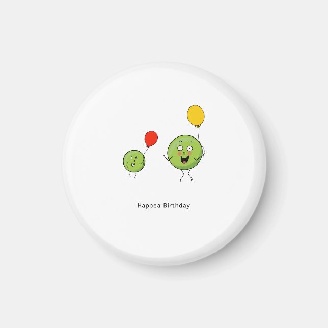Geburtstagsgeschenk, Happea Geburtstag, lustig, Ge Magnet (Vorne)