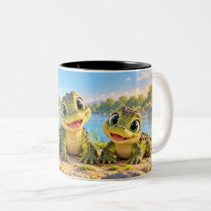 Geburtstagsgeschenk Herr und Frau Jubiläums-Kaffee Zweifarbige Tasse