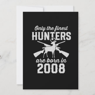 Geburtstagsgeschenk Hirschjägerjagd für 2008 Einladung