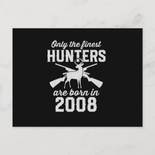 Geburtstagsgeschenk Hirschjägerjagd für 2008 Postkarte