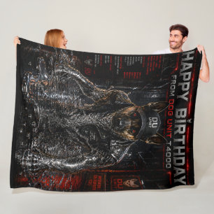 Geburtstagsgeschenk/Hundeeinheit T 4000 Decke