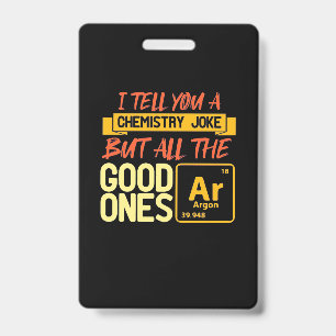 Geburtstagsgeschenk Ich erzähle dir eine Chemie Ausweis