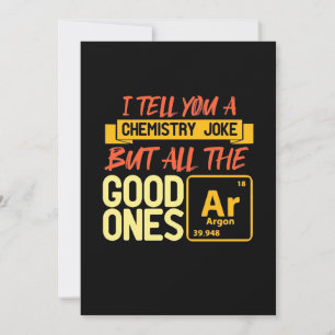 Geburtstagsgeschenk   Ich erzähle dir eine Chemie Einladung