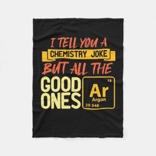 Geburtstagsgeschenk Ich sage Ihnen eine Chemie Fleecedecke
