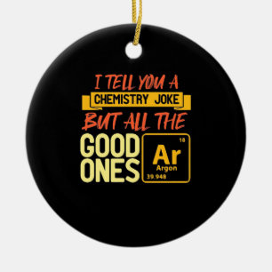 Geburtstagsgeschenk   Ich sage Ihnen eine Chemie Keramik Ornament