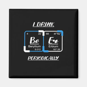 Geburtstagsgeschenk Ich trinke regelmäßig Bier Magnet