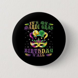 Geburtstagsgeschenk Idee feiern Masquerade Kostüm Button