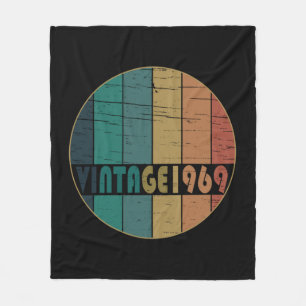 Geburtstagsgeschenk im Jahrgang 1969 Fleecedecke