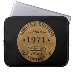 Geburtstagsgeschenk im Jahrgang 1971 Laptopschutzhülle