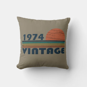 Geburtstagsgeschenk im Jahrgang 1974 Kissen