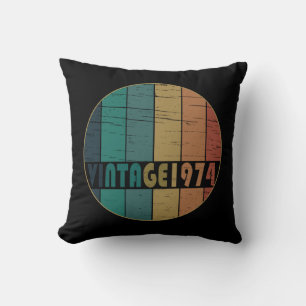 Geburtstagsgeschenk im Jahrgang 1974 Kissen