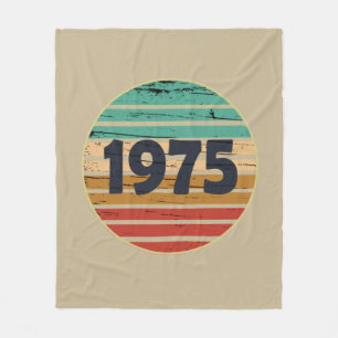 Geburtstagsgeschenk im Jahrgang 1975 Fleecedecke