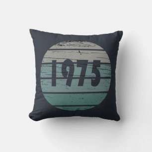 Geburtstagsgeschenk im Jahrgang 1975 Kissen