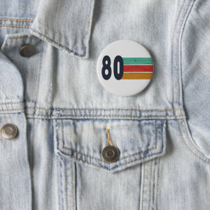 Geburtstagsgeschenk im Jahrgang 1980 Button