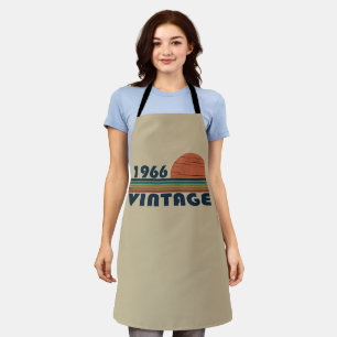 Geburtstagsgeschenk im Stil der Jahrgangs 1966 Schürze
