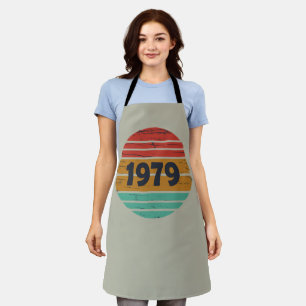 Geburtstagsgeschenk im Vintage-Stil von 1979 Schürze