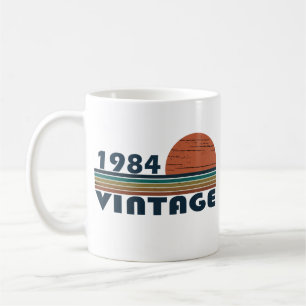 Geburtstagsgeschenk im Vintage-Stil von 1984 Kaffeetasse