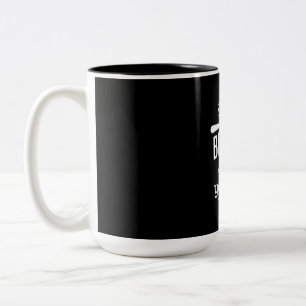 Geburtstagsgeschenk immer an sich selbst glauben zweifarbige tasse