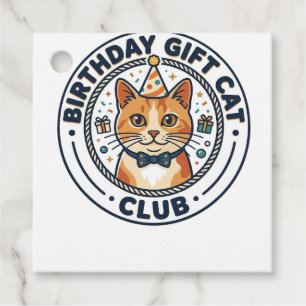 Geburtstagsgeschenk Katze Katzenliebhaber Geschenk Geschenkanhänger