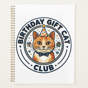 Geburtstagsgeschenk Katze Katzenliebhaber Geschenk Planer